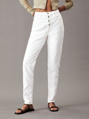 Missguided Tall mom jeans in gray acid wash - IetpShops Italy - White  'Chamonix' ski trousers Gaultier Perfect Moment Kids