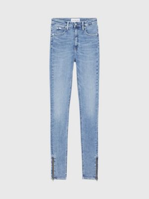 High Rise Super Skinny Zip Hem Jeans Calvin Klein® | J20J2227731A4