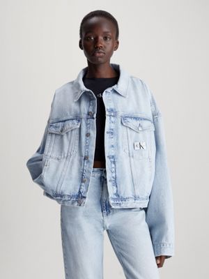 Women s Denim Jackets Cropped More Calvin Klein