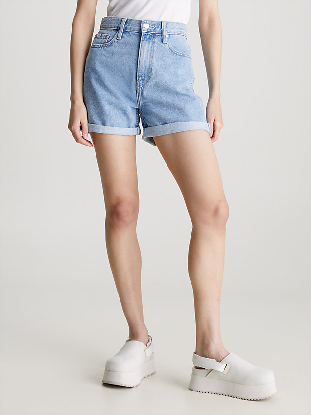 denim denim mom shorts for women calvin klein jeans