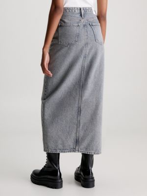 Denim Maxi Skirt