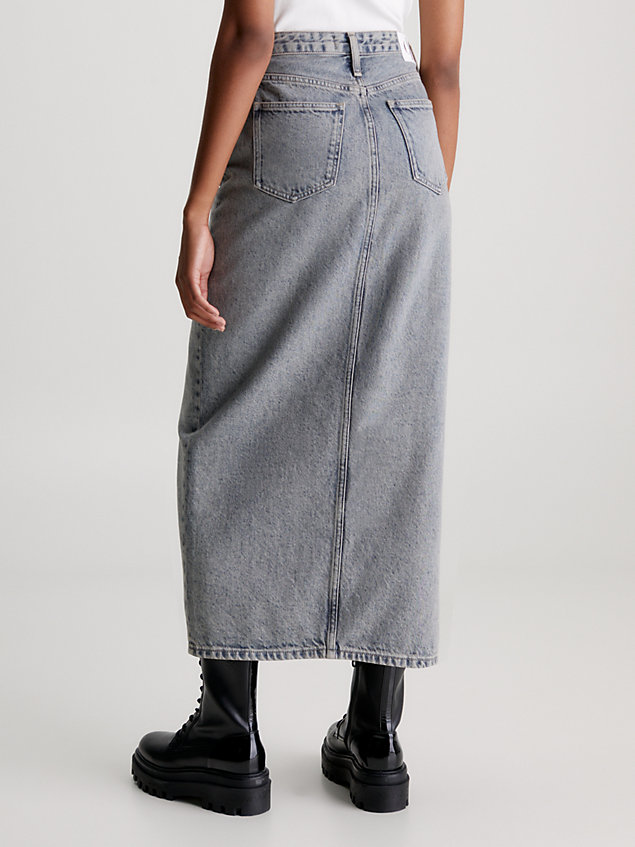 denim denim maxi skirt for women calvin klein jeans