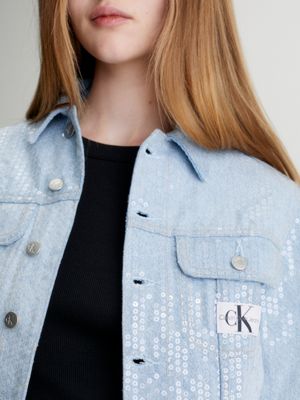 Calvin klein best sale jeans jacket womens