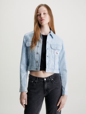 Cropped deals jeans jacket