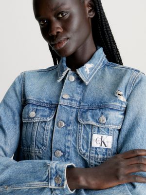 Veste jean discount calvin klein femme