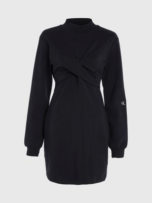 Sleeve Calvin Wrap Klein® | Jersey Long J20J222889BEH Dress