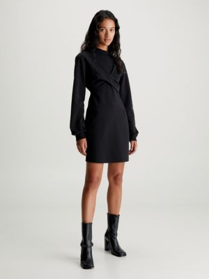 Langärmliges Wickelkleid aus Jersey Calvin Klein® | J20J222889BEH