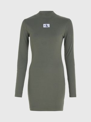 Long sleeve best sale calvin klein dress