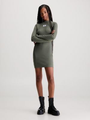 Buy Calvin Klein Jeans Black Logo Regular Fit Dresses for Women Online @  Tata CLiQ Luxury