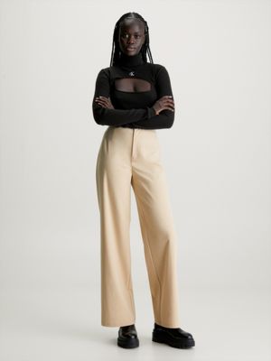 Wide Leg Knit Trousers Calvin Klein® | J20J222926AAT