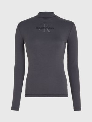 calvin klein long sleeve top womens