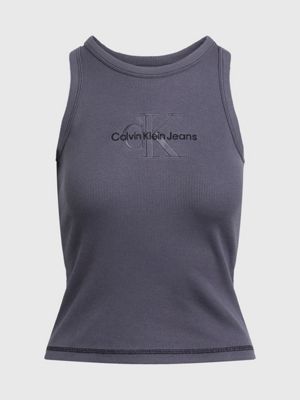 Fitted Monogram Tank Top Calvin Klein®