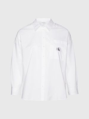 Plus Size Cotton Poplin Shirt Calvin Klein® | J20J222980YAF