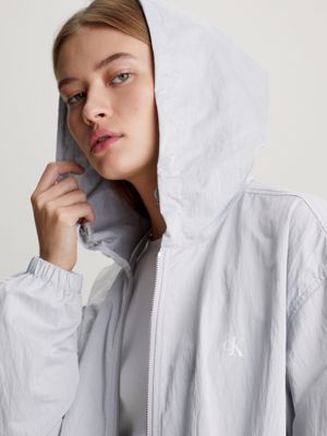 Calvin klein shop white windbreaker