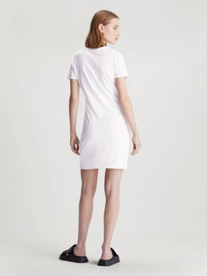 White t store shirt dress long