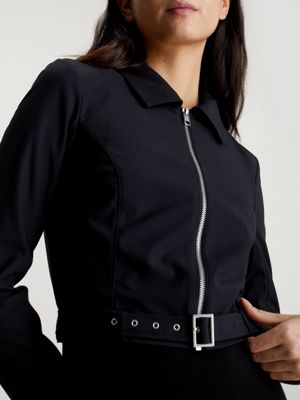 Soft Jersey Belted Jacket Calvin Klein® | J20J223074BEH