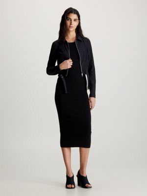 Soft Jersey Belted Jacket Calvin Klein® | J20J223074BEH