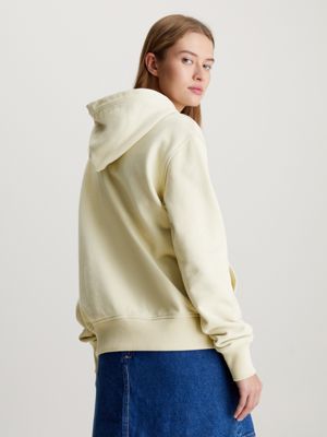 green haze monogram hoodie for women calvin klein jeans