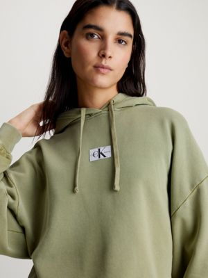 Calvin klein green hoodie online