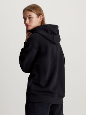 CityComfort Trui met capuchon voor dames, hoodie met ritssluiting voor dames en tieners, sweatjack met capuchon, S tot XL, cadeaus voor vrouwen, zwart, L