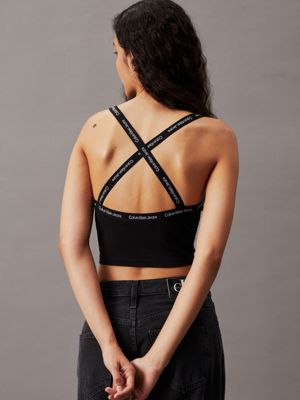 Black Sleeveless Top, Women Crop Top, Sport Top for Ladies -  Canada