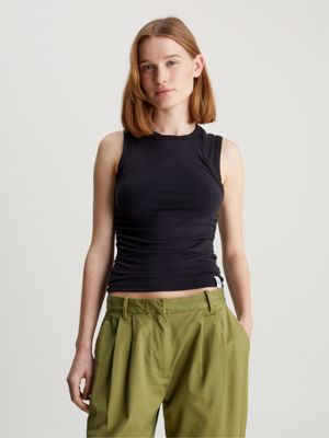 Ayvina 100% Pure Cotton Lycra Plain Capri for Women Combo Pack of 2 Size S  Green:Rani : : Fashion