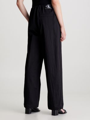 Calvin Klein Jeans TWO TONE PARACHUTE PANT - Trousers - blue grey