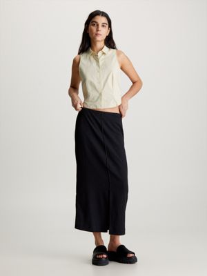 Crinkle Midi Skirt Calvin Klein® | J20J223144BEH