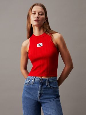 Koszulki bez rękawów, podkoszulki, tank topCalvin Klein Jeans