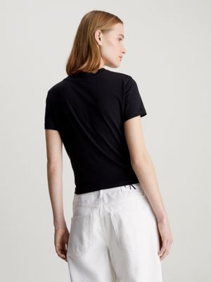 Cropped Monogram T-shirt Calvin Klein®