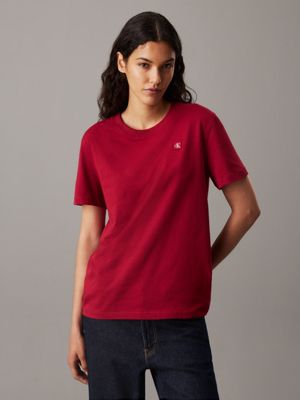 Calvin klein t shirt red best sale