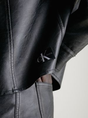 Calvin klein leather store shirt