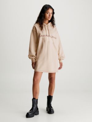 Calvin klein hot sale sweatshirt dress