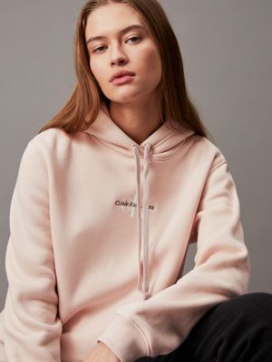 Sweat-Shirt À Capuche Femme Surdimensionné Et Zippé Calvin Klein