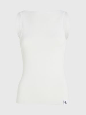 Slim Knit Open Back Tank Top Calvin Klein® | J20J223282CGA