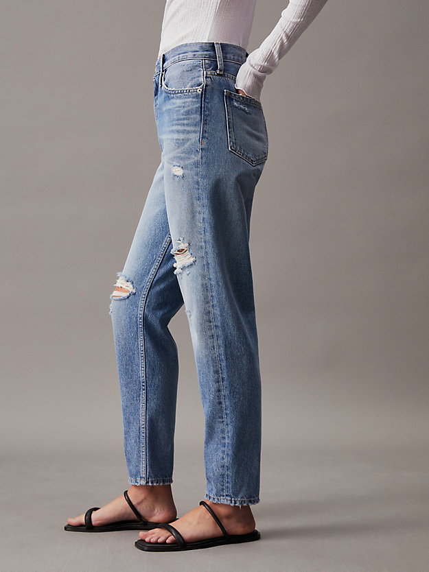 denim light mom jeans for women calvin klein jeans