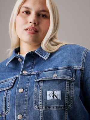 denim medium plus size 90's denim jacket for women calvin klein jeans