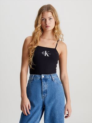 Calvin Klein Women's Strappy Short Bodysuit - Macy's