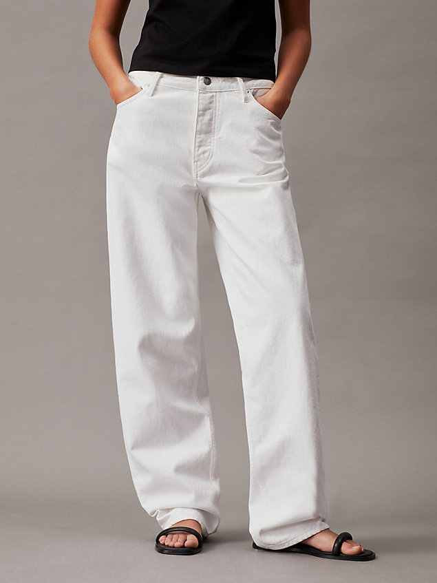 denim 90's straight jeans voor dames - calvin klein jeans