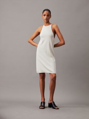 Calvin klein ivory dress online