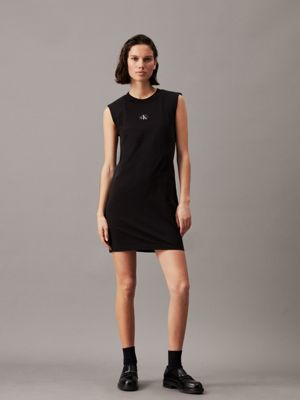 Black dress calvin klein best sale