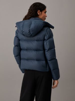 Calvin klein light short puffer best sale