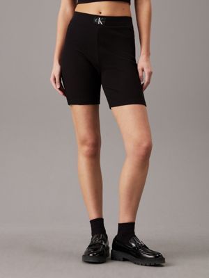 Black cotton shorts womens hotsell