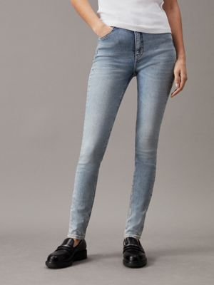 denim high rise skinny jeans for women calvin klein jeans