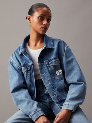 Denim blazer womens best sale