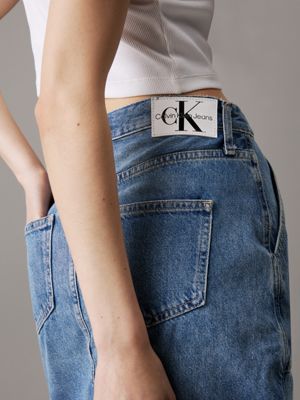 denim light denim utility mini skirt for women calvin klein jeans