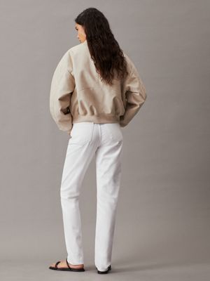 Calvin Klein Beige Polyester Women Jacket