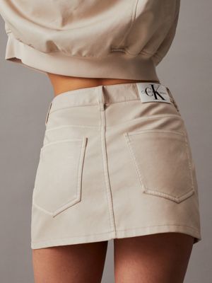 Mikro-Minirock aus Kunstleder Calvin Klein® | J20J223764ACF