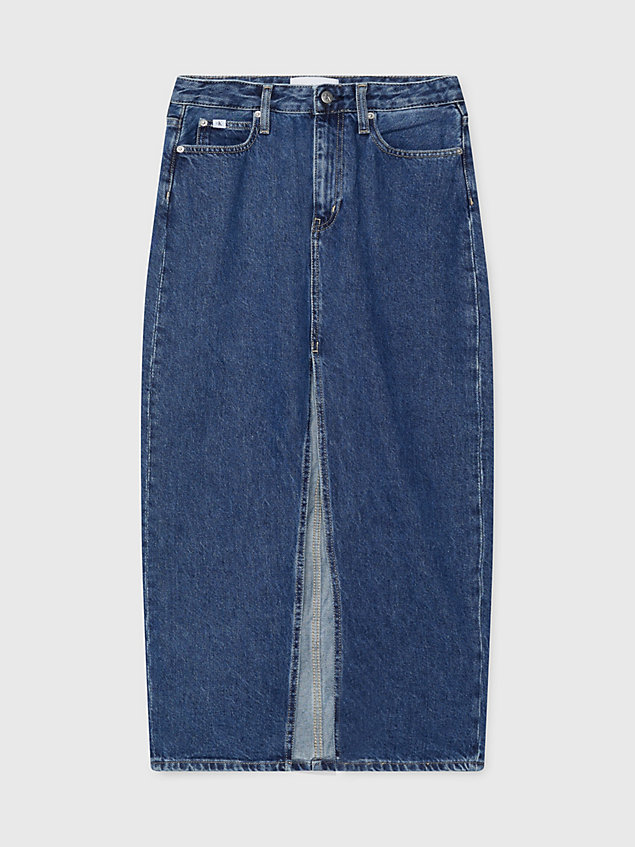 denim spódnica jeansowa maxi dla kobiety - calvin klein jeans