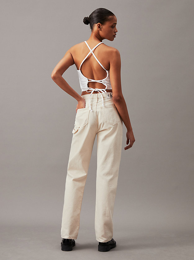 Tie Back Denim Top Calvin Klein® | J20J2238811AA Tie Back Denim Top Calvin Klein® | J20J2238811AA